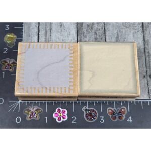 Hero Arts Fluted Wavy Backgrounds Lot of 2 Rubber Stamp Wood #P99